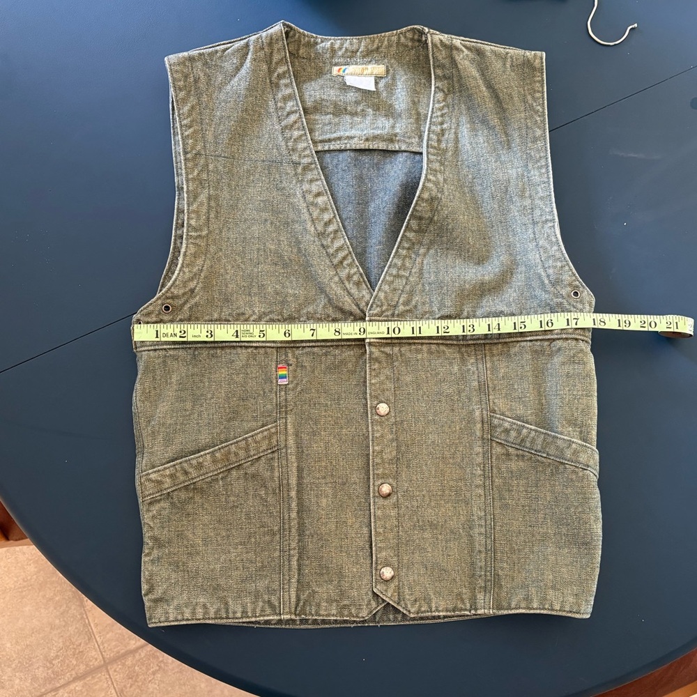 Vintage Denim Vest - Picture 5 of 6